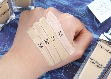 givenchy teint couture everwear foundation shades